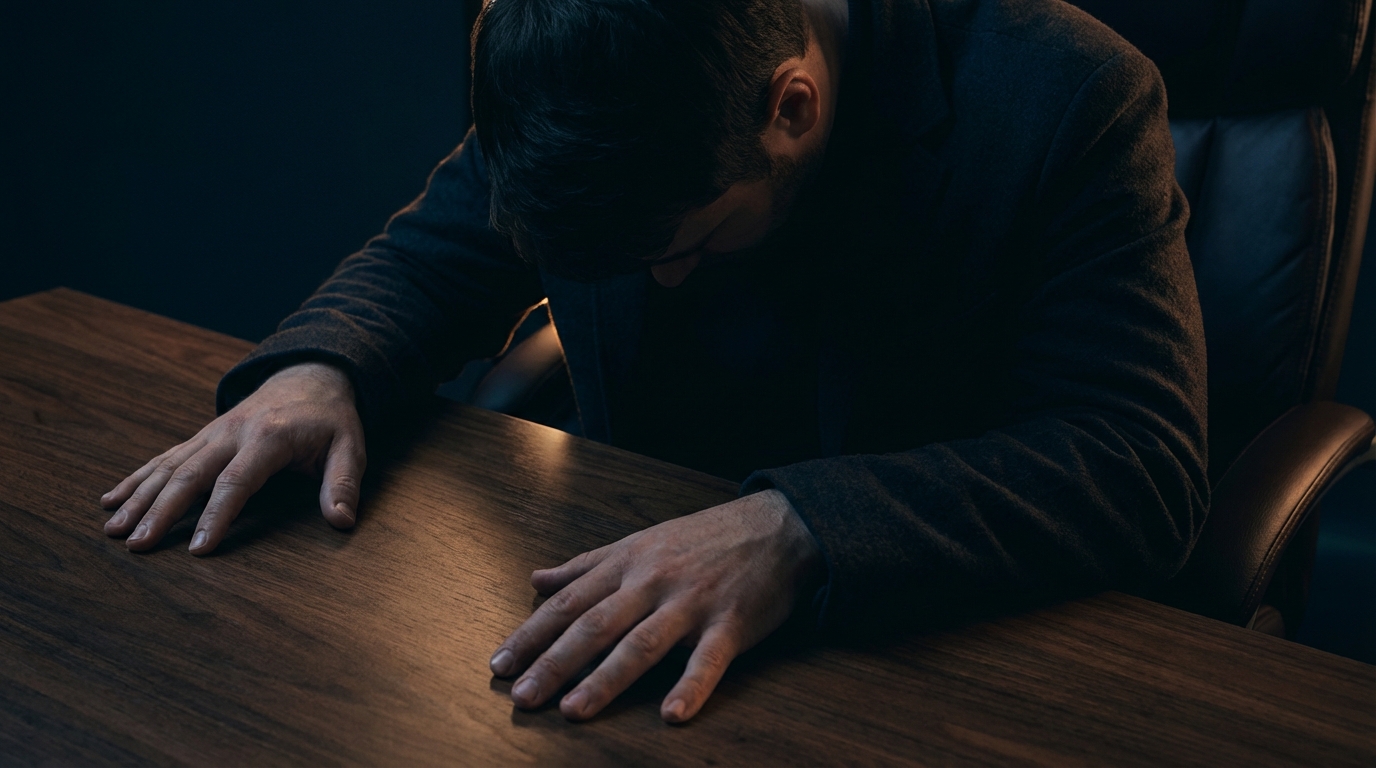 Cinematic silhouette — the emotional weight of identity crisis