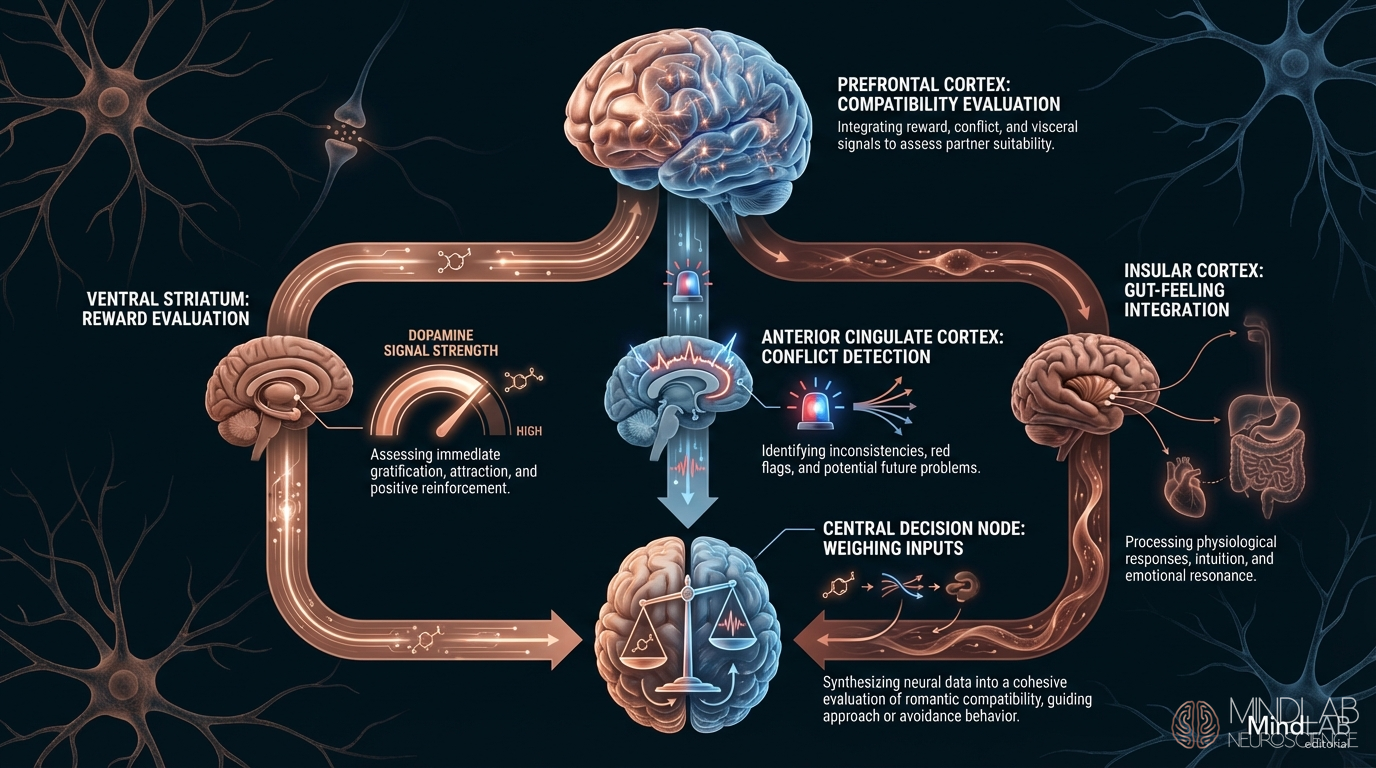 Infographic — conscious dating framework and the neuroscience of attraction