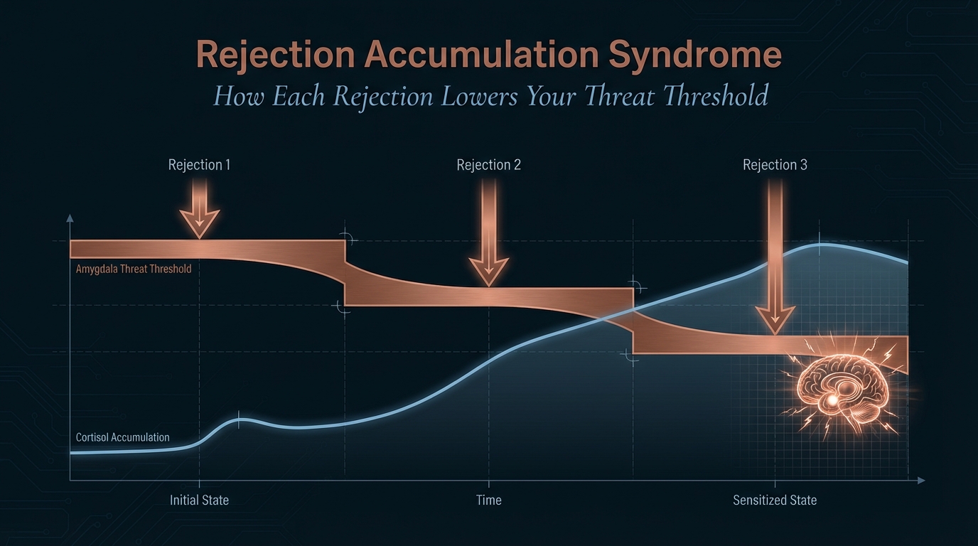 Infographic — why dating is hard and the neuroscience of rejection