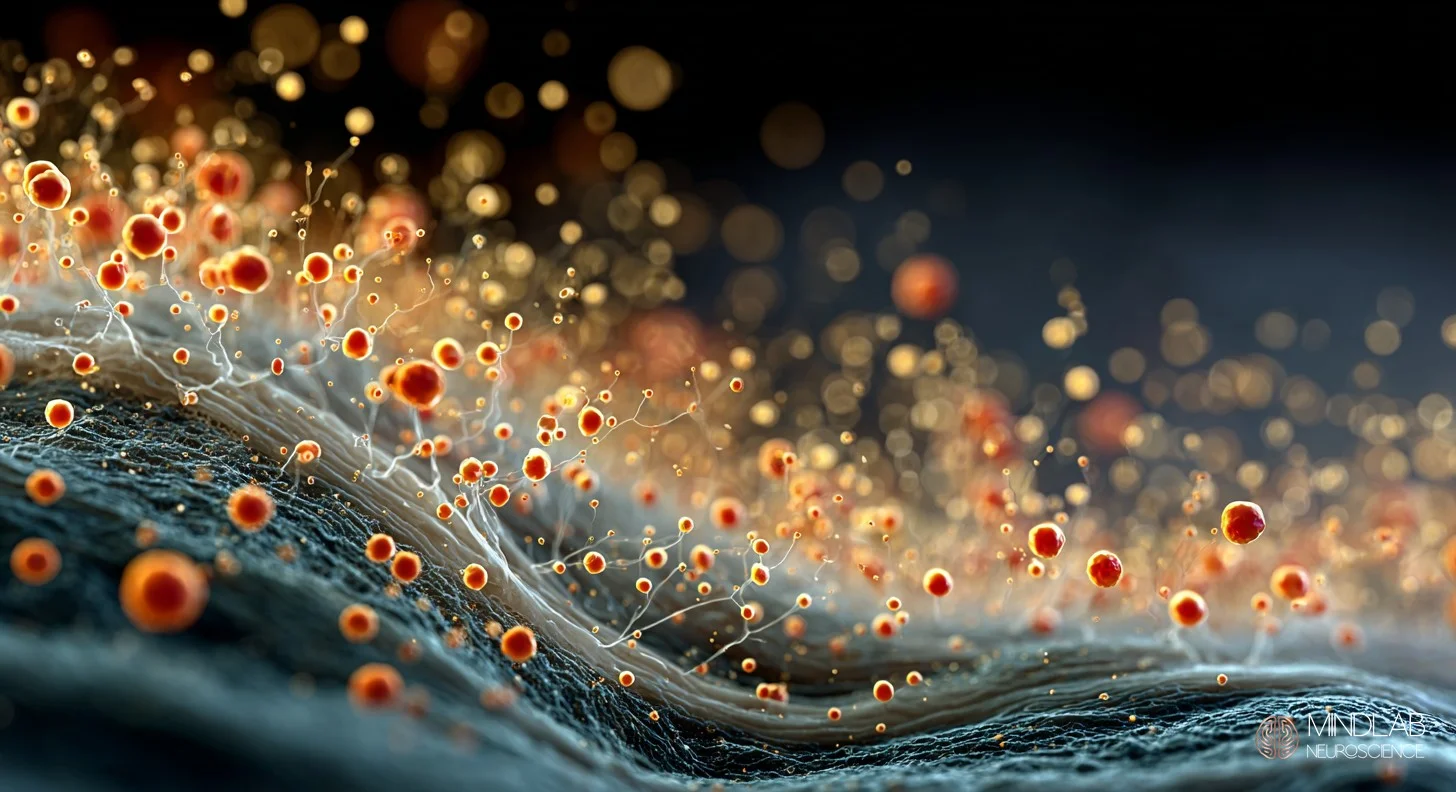 Neural receptors firing maximum alarm from neutral stimulus depicting BPD ambiguity hypersensitivity. MindLab Neuroscience.