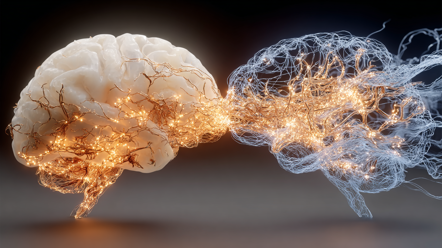Vagus nerve parasympathetic pathway visualization of mind-body connection neural bridge