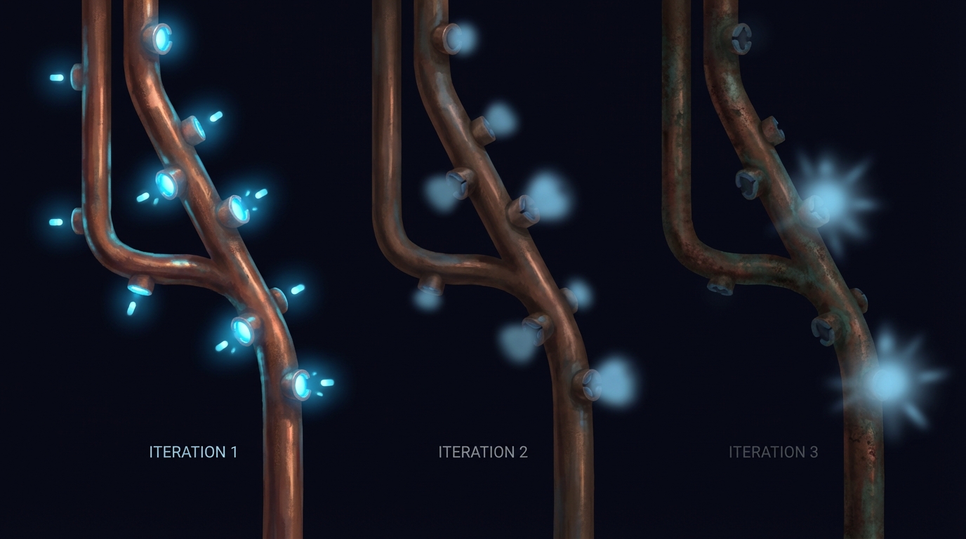 Copper dopamine receptor system showing progressive desensitization