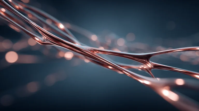 A composed brain priming copper focus circuits over navy, pre-performance visualization for executives