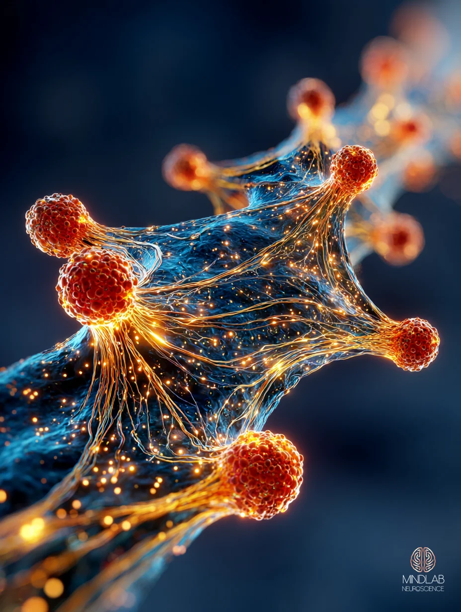 Perivascular channel along a cerebral arteriole: glymphatic system brain fog, Dr. Sydney Ceruto, MindLAB Neuroscience.