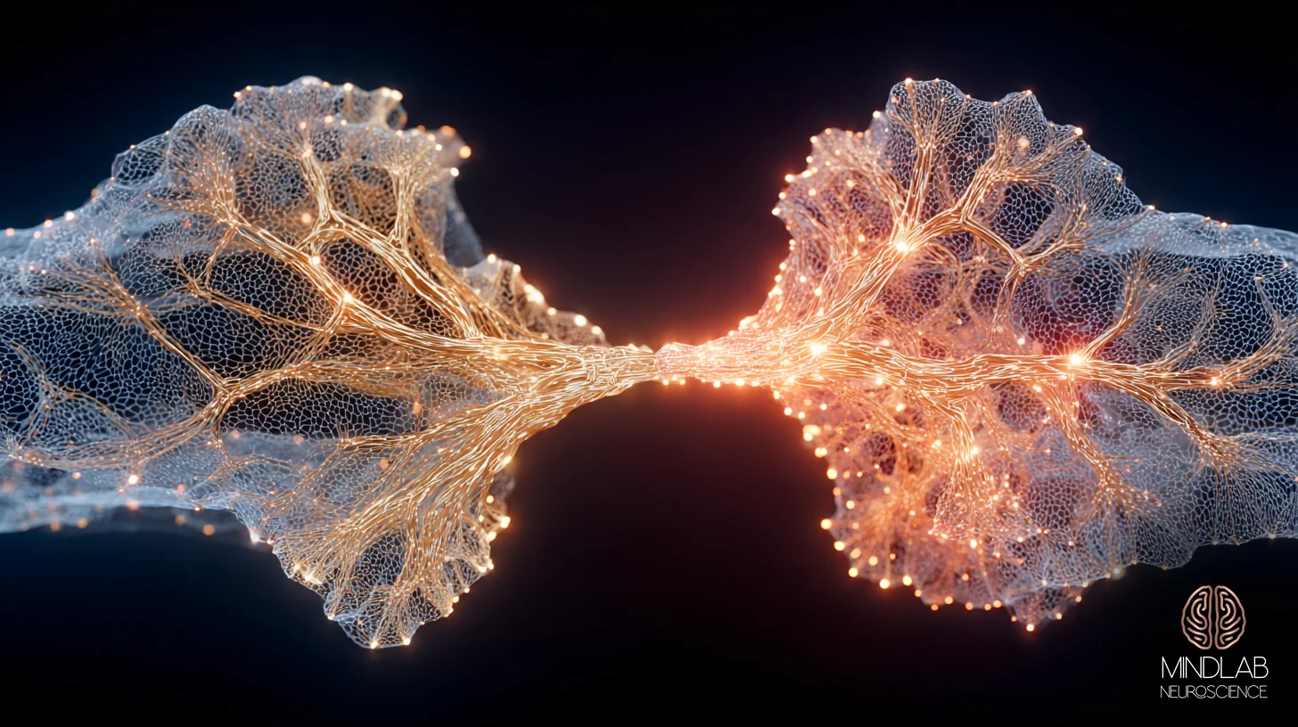 Old self-model with removed partner component vs reconstructed self-model with new live-moment data integrating side-by-side neural states — Dr. Sydney Ceruto, MindLAB Neuroscience.