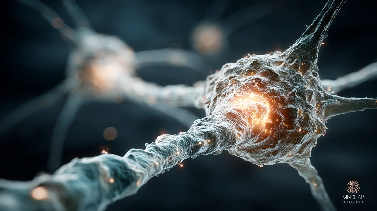 Atmospheric scientific rendering of lateral hypothalamic orexin neurons – Dr. Sydney Ceruto, MindLAB Neuroscience.