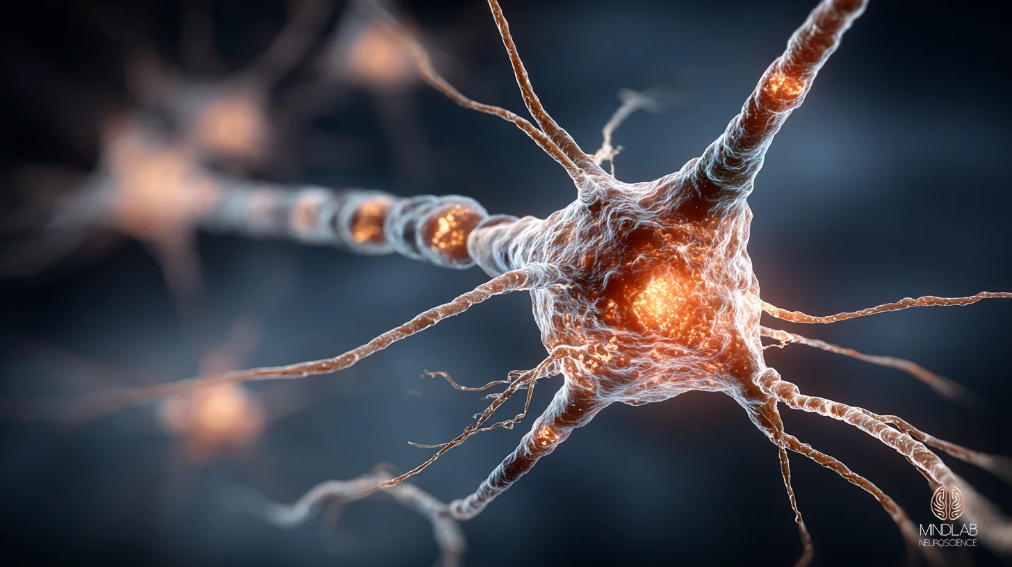 Scientific neural diagram of adult neuroplasticity: pruning of vigilance pathways and formation of new regulatory circuits after going no-contact.