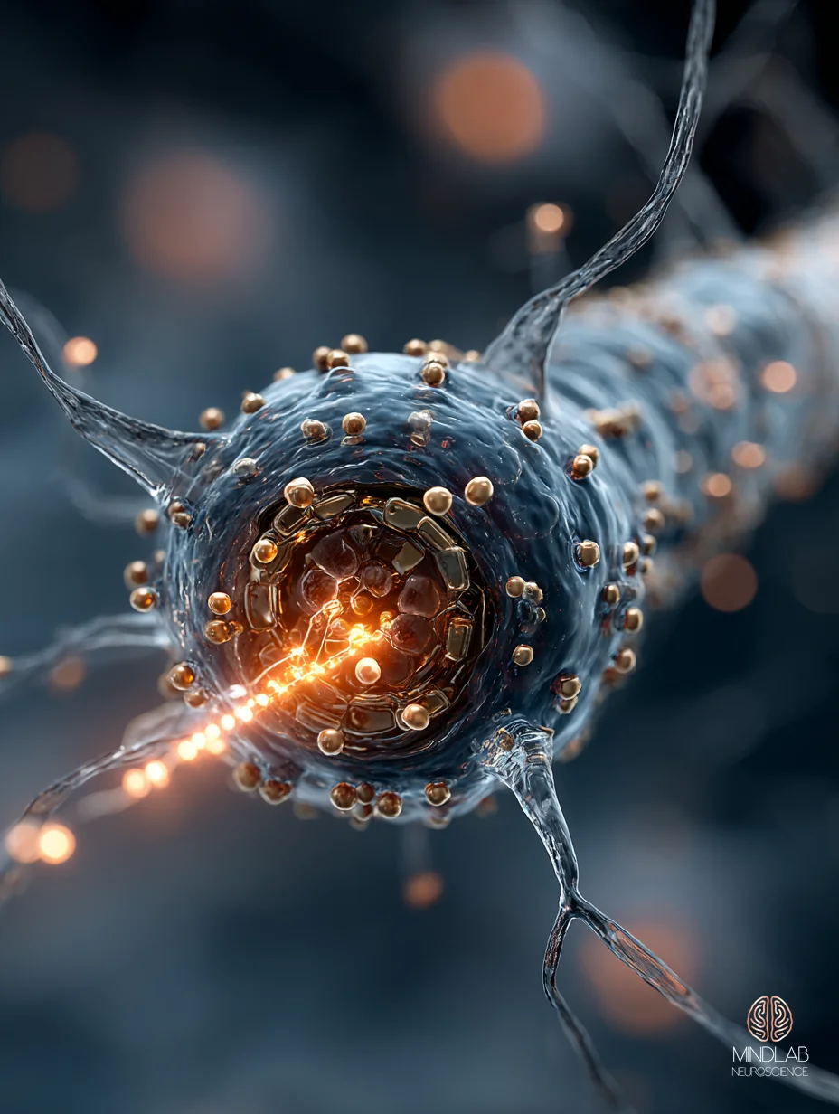 ocd error detection brain neural closeup