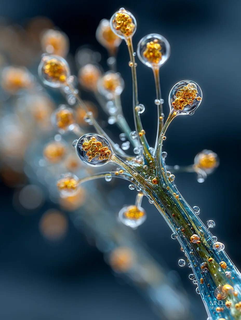 An intimate close-up of a single cortical synapse, suggesting incomplete downscaling after chronic sleep loss – Dr. Sydney Ceruto, MindLAB Neuroscience.