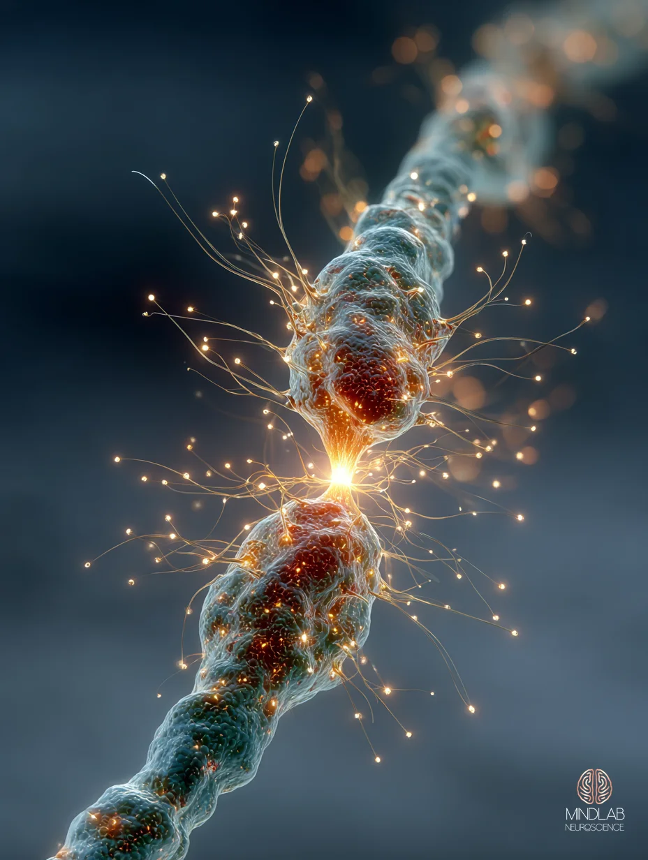 Intimate close-up of a vagal nerve fiber at microscopy scale – Dr. Sydney Ceruto, MindLAB Neuroscience.