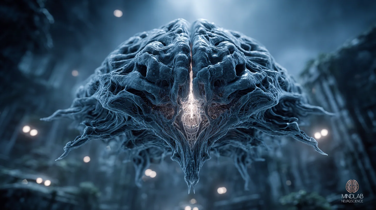 Macro architectural view of the dorsal striatum surrounded by globus pallidus, subthalamic nucleus, and substantia nigra, the basal-ganglia neighborhood that converts repeated compulsions into automatic motor programs. This wider anatomical territory is where dorsal-striatal dominance entrenches the OCD circuit over time – Dr. Sydney Ceruto, MindLAB Neuroscience.