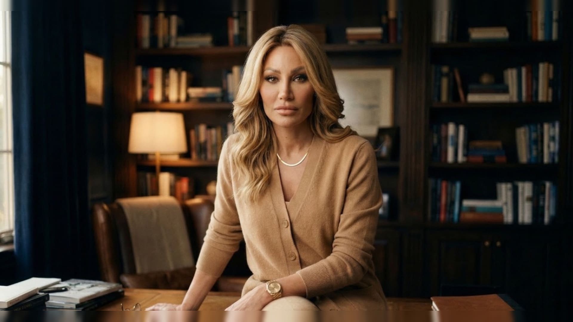 Dr. Sydney Ceruto, Neuroscientist and Author, seated at her desk inviting you to the MindLAB Strategy Call